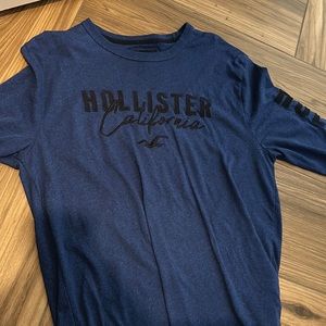 Blue long sleeve hollister shirt
